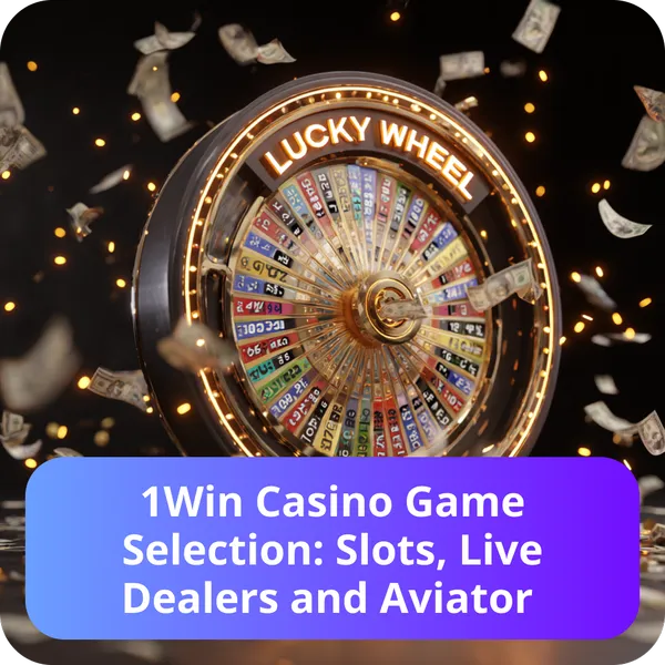 1Win Casino Game Selection: Slots, Live Dealers and Aviator